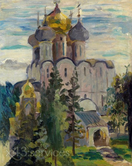 Aristarkh Lentulov - Kirche - Church in Autumn